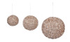 Beaded/Glittered Ball Ornaments
Rose Champagne Gold