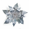 J-200170
11" W Metallic Silver Poinsettia Clip