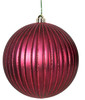 J-210223 
8" Matte Burgundy Ball with Glitter