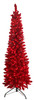 C-231259
5' Red Flocked Pencil Trees with Red LED Lights