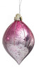 J-230584 - 6"  Fuchsia/Silver Teardrop Finial