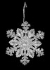 J-230760
4" Frosted/Glittered Snowflake
Clear