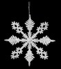 J-230780
8" White Frosted  Snowflake