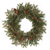 A-232930 - 30" Painted Gold-Tipped Pine Garland w/Pinecones