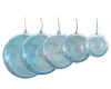 Light Blue Iridescent Ball Ornaments