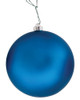J-250136 - 8" Matte Blue Ball Ornament