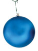 J-250096 - 6" Matte Blue Ball Ornament
