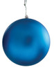 J-250206 - 12" Matte Blue Ball Ornament