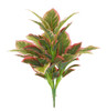 AR-252010 - FIRE RETARDANT
24.5" Natural Touch Dieffenbachia Bush - Green/Pink
