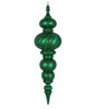 J-260336 - Green
43" Hanging Matte/Glittered Green Finial