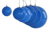 Candy Gloss Medium Blue Ball Ornaments