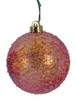 5" Pink/Copper Iced Ball