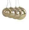 Reflective Olive Brown Ball Ornaments