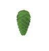 J-260222 - 7" Olive Green Pinecone
