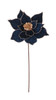 Close up of Navy Blue with Gold