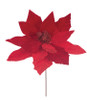 P-260258 - 14" Velvet Red Poinsettia