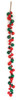 A-260770- 65" Red/Green Matte/Reflective Ball Garland