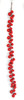A-260774 - 65" Red Matte/Reflective Ball Garland