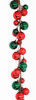 Close up of Red/Green Ball Garland