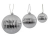 FireSafe Reflective Silver Pumpkin Ball