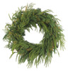 A-260390 - 24" Natural Touch Mixed Cedar/Cypress Wreath