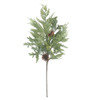 A-260830
24" Natural Touch Mixed Cedar/Pine Spray with Pinecones