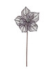 P-260104 - Grey Poinsettia Spray