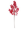 32" Red Berry Spray