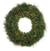 60 Inch Mixed Sugar Pine Fold-A-Way Wreath 
Pine Cones/Berries/Laurel Leaves
