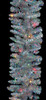 6' Iridescent Garland with Multi-Colored Lights
12" Width