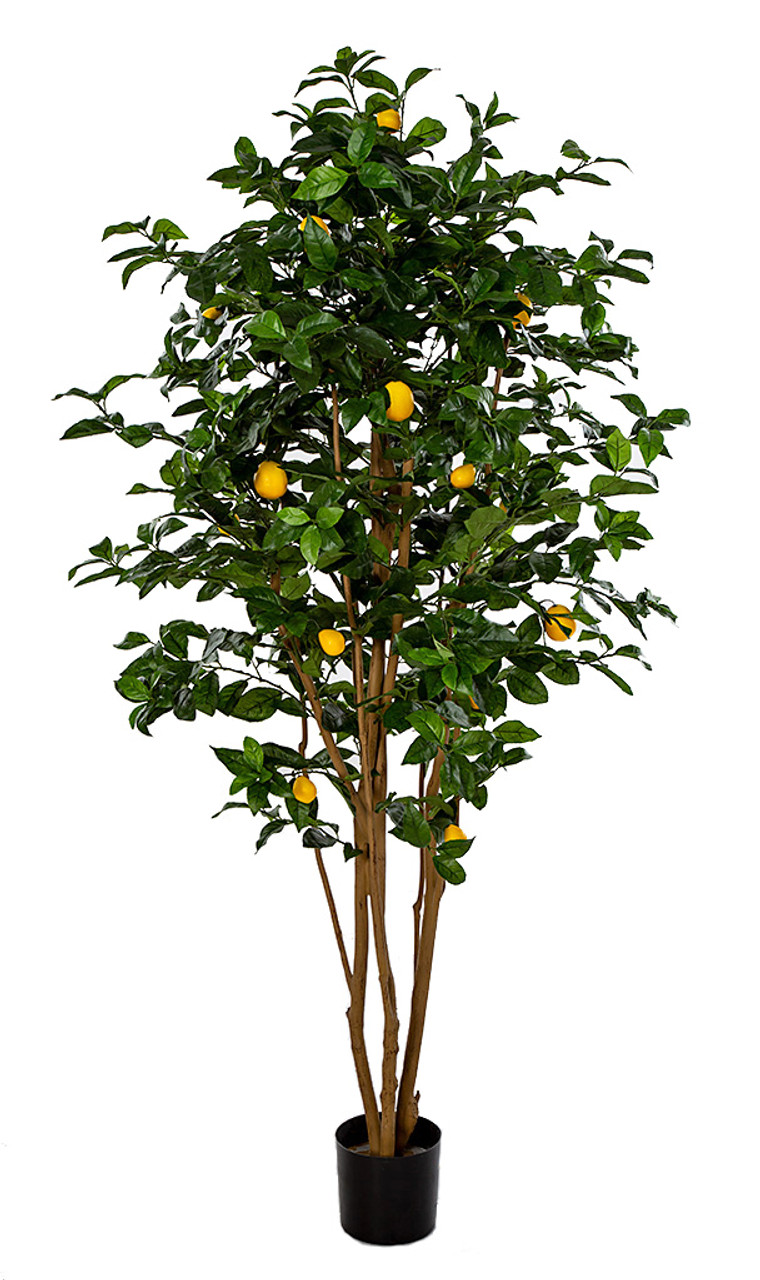 3' and 6' Artificial Lemon Trees Faux Lemon Plants and Trees