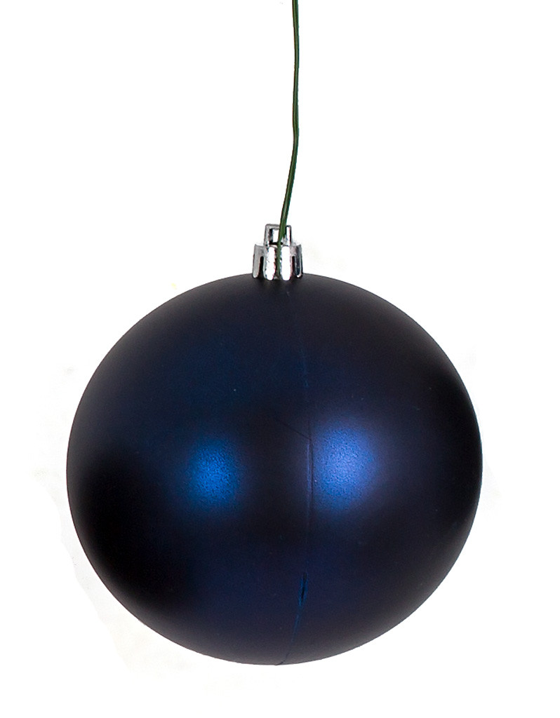 Matte Navy Blue Ball Ornaments Wholesale Christmas Ornaments