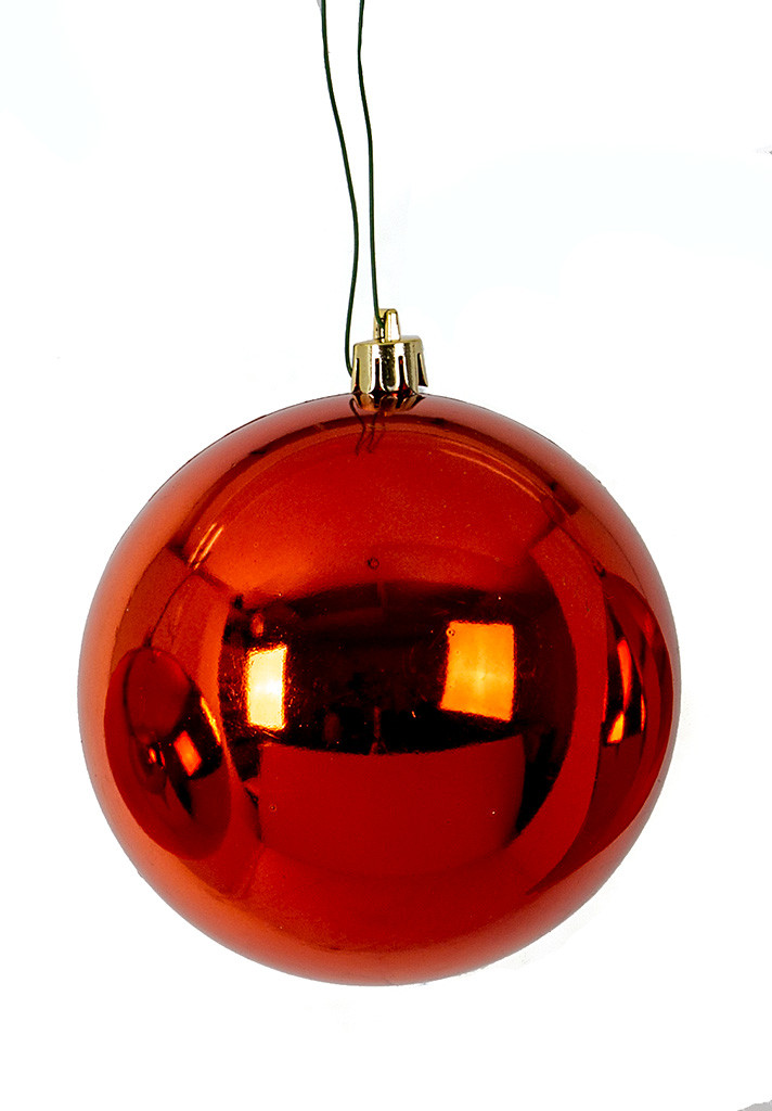 Reflective Orange Copper Ball Ornaments Reflective Ornaments