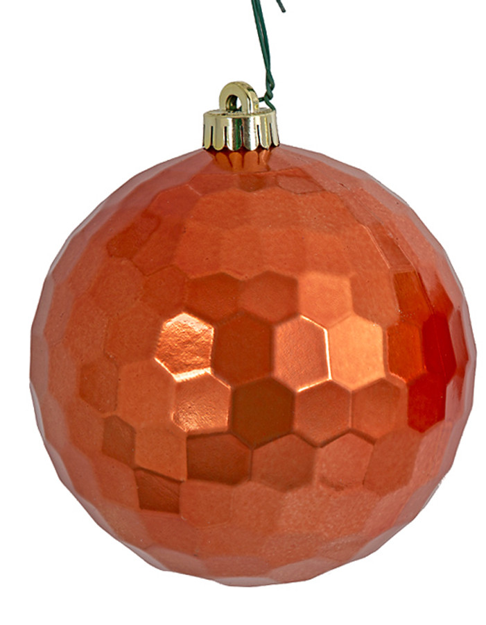 Matte Copper Ball Ornaments Copper Ornaments Autograph