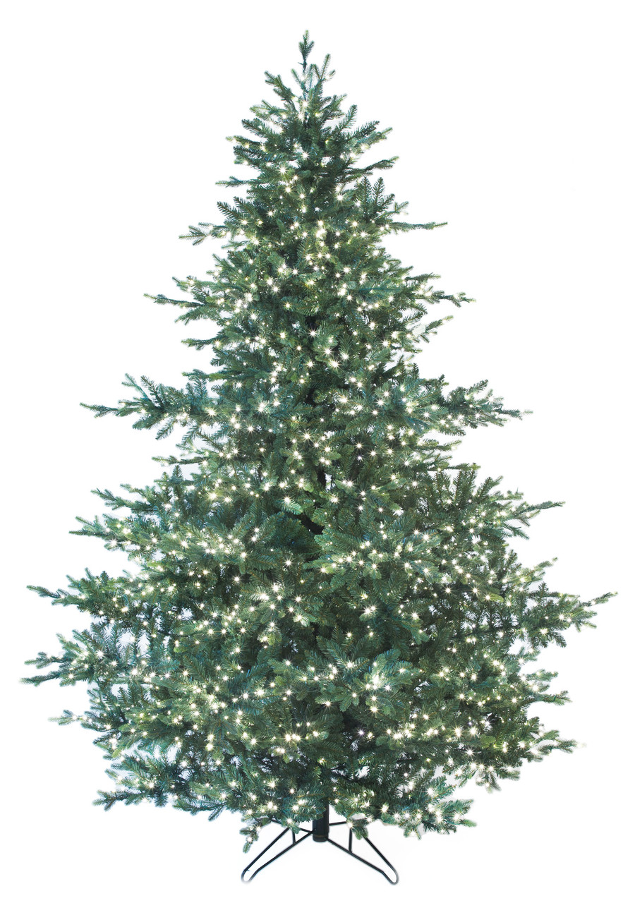 Montana Spruce Tree with LED Lights 7.5' to 12' Tall Autograph Foliages