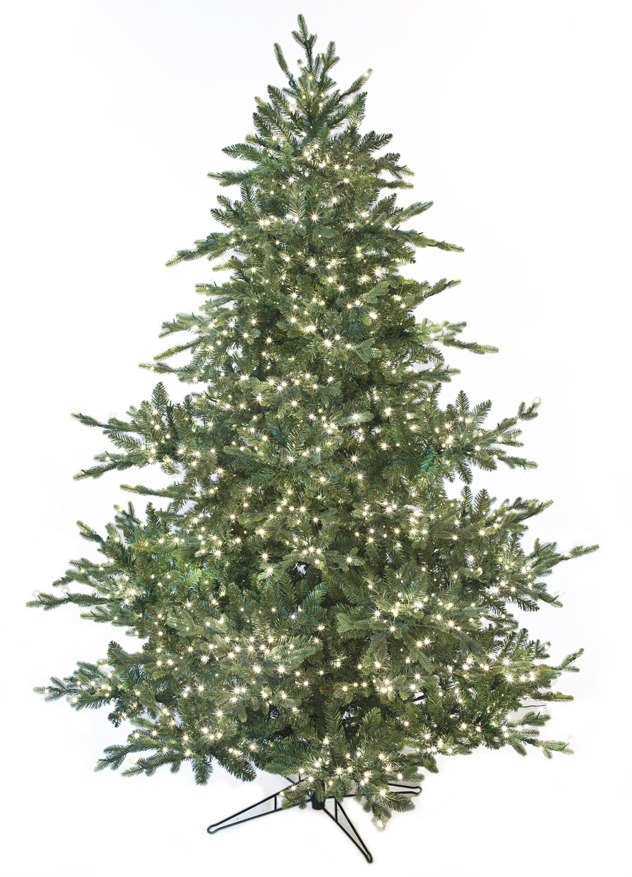 Montana Spruce Tree with LED Lights 7.5' to 12' Tall Autograph Foliages