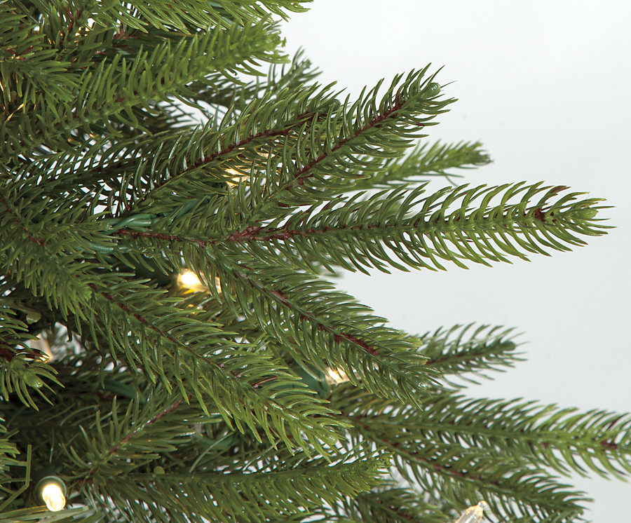5 ft and 7.5 ft. Red Spruce Trees with LED Lights | Autograph Foliages