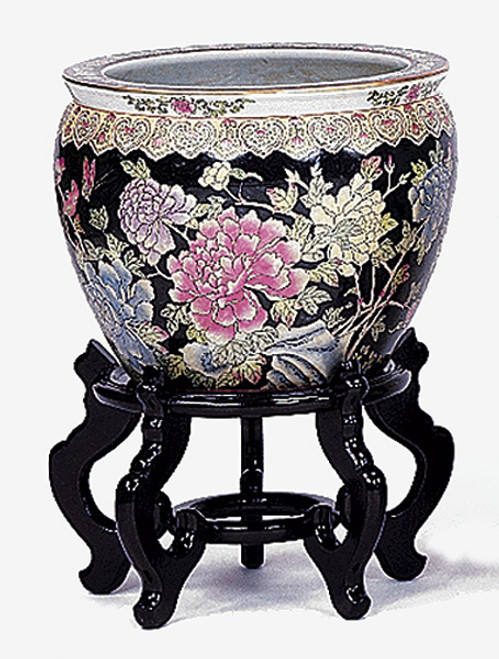 SB-12 10 Inch Shanton Black Porcelain Pot
9.5 Inch Inside diameter
12 Inch Outside Diameter
Wooden Stand Sold Separately