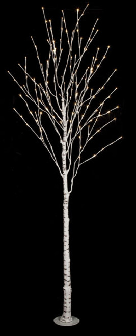 Earthflora's 7 Ft, 9 Ft., 12 Ft. 15 Ft. - Lighted Iridescent Tree With 8  Functions