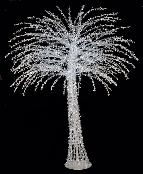 6' Lighted Crystal Fashion Tree
