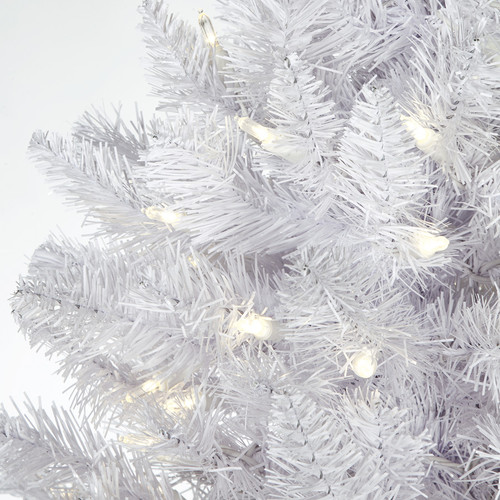 5 And 7 5 Foot Led Ombre Tinsel Tree Black White Autograph Foliages