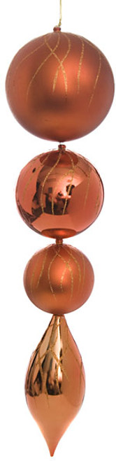 J-110890
18" Shiny/Matte Ball Finial
Copper
