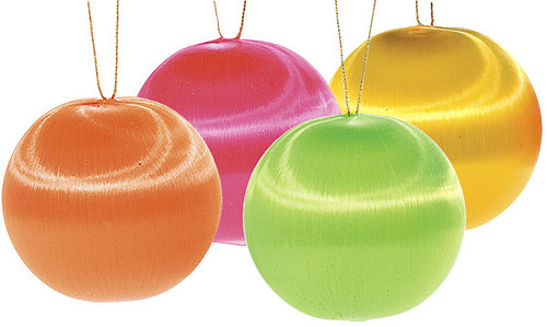 J-81492
Set of 3" Satin Balls
Green, Orange, Yellow, Fuchsia