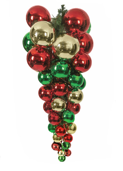 J-161424
36" Reflective Multi-Ball 
Red/Green Gold