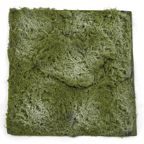 19.5" Square Flocked Moss Mat