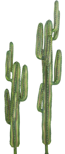 54" and 70" Tall Saguaro Cactus in Blue/Green Color