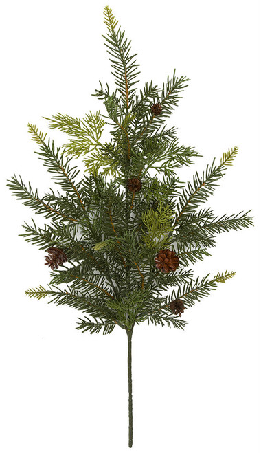 28.5" Mixed Pine Spray with Pine Cones
Natural Touch