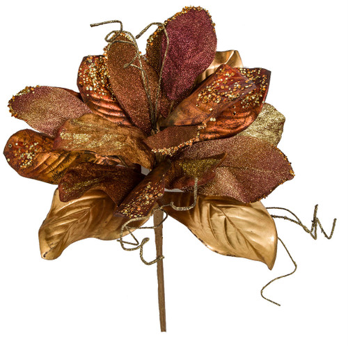 19" Magnolia Bush with Twigs
Copper/Gold/Burgundy