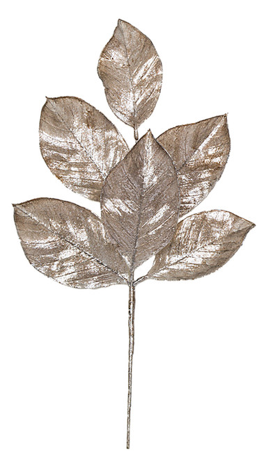 A-191730 - 19" Metallic Magnolia 
 Antique Pewter