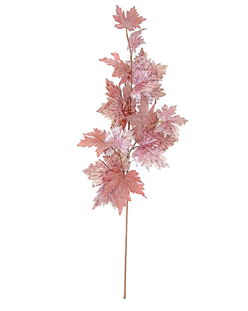 P-200850
38" Rose Gold/Pink Maple Leaf  Spray